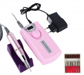 FREZARKA do paznokci Bezprzewodowa mocna 40W + zestaw frezów gratis - 2