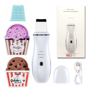 Peeling Soniczny Kawitacyjny 5w1 Sono Jonoforeza Bestseller PREZENT trzy gratisy