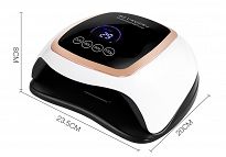 Lampa UV LED do paznokci Hybrydy Mocna 168W V3 - 10